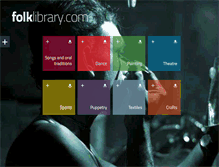 Tablet Screenshot of folklibrary.com